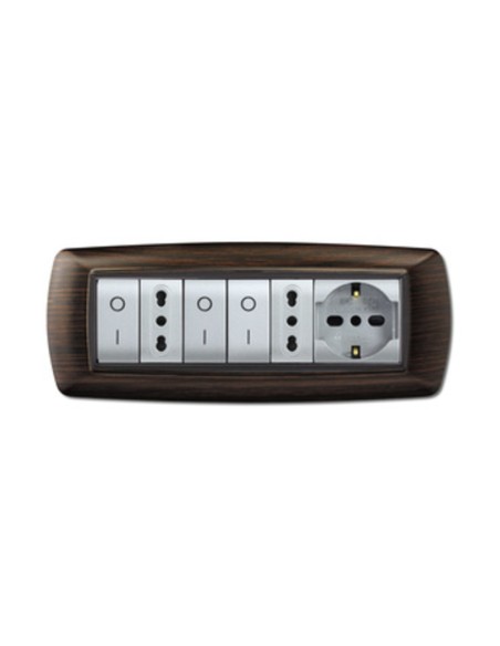PLACCA LIFE LIVING PLAST WENGE 7P