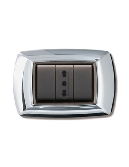 PLACCA LIFE LIVING PLAST CROMO 3P