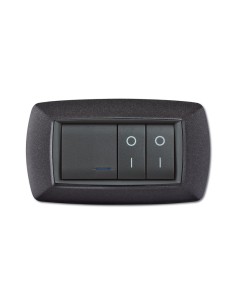 PLACCA LIFE LIVING PLAST GRIGIO NOTTE VULCAN 4P