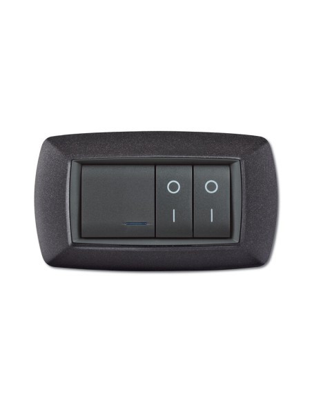 PLACCA LIFE LIVING PLAST GRIGIO NOTTE VULCAN 4P