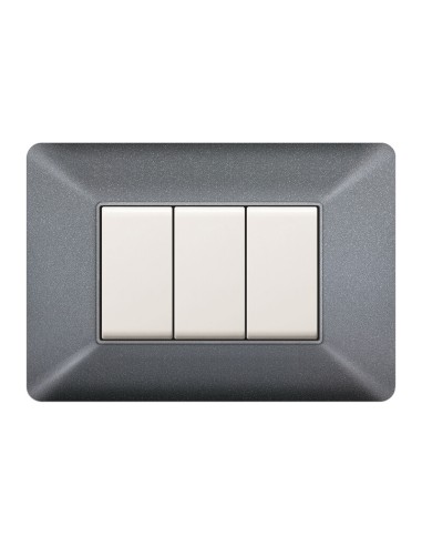 PLACCA EASY MATIX GRIGIO CHIARO 3P