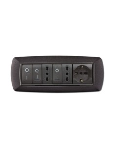 PLACCA LIFE LIVING PLAST GRIGIO NOTTE VULCAN 7P