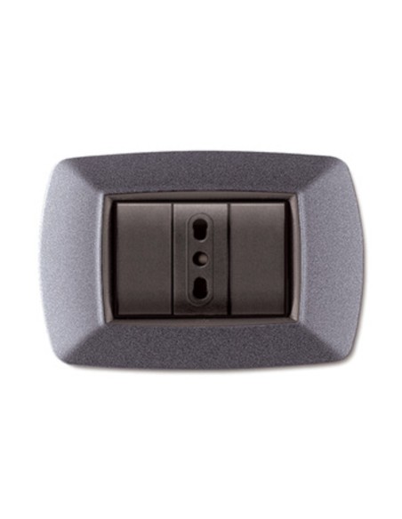 PLACCA LIFE LIVING PLAST GRIGIO CHIARO VULCAN 3P