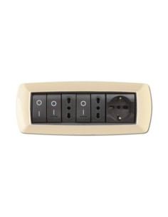 PLACCA LIFE LIVING PLAST AVORIO 7P