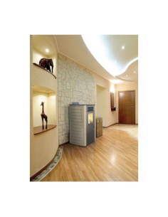 STUFA PELLET VENTIL  8.7KW KING 118 SABBIA