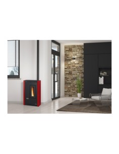 STUFA PELLET VENTIL 4,4 KW LUISELLA BORDEAUX