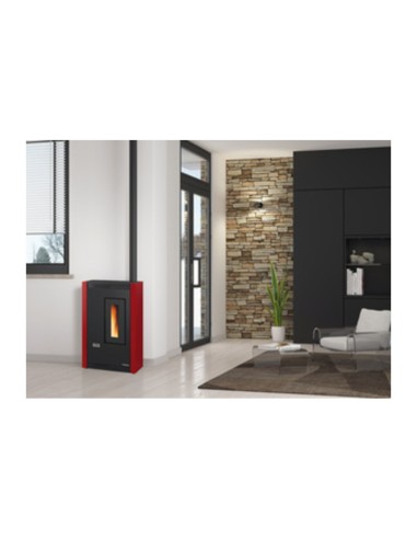 STUFA PELLET VENTIL 4,4 KW LUISELLA BORDEAUX