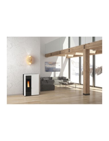 TERMOSTUFA PELLET ERM/SLIM 14,5KW VIRNA IDRO BIANCO