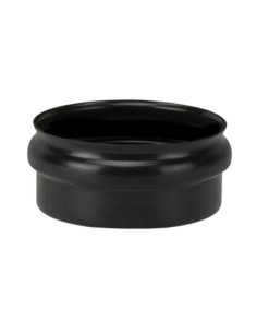 SCARICO CONDENSA CIECO P/STUFA PELLET D 10CM NERO OPACO