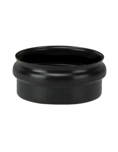 SCARICO CONDENSA CIECO P/STUFA PELLET D 10CM NERO OPACO