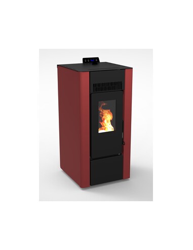 C STUFA PELLET EFESTO 9 BORDEAUX