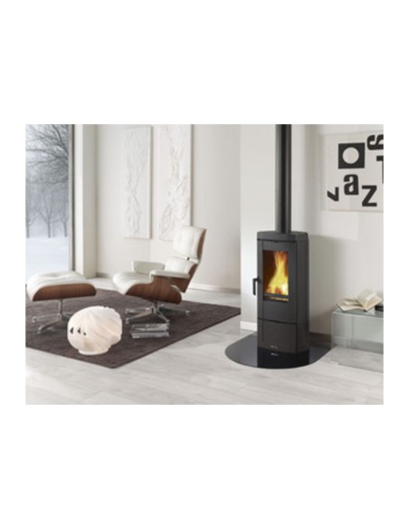 STUFA LEGNA GHISA 6.2 KW CANDY 4.0 ANTRACITE