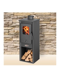 STUFA LEGNA  5.3 KW BERNA LUX S ANTRACITE