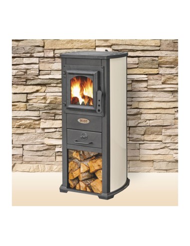STUFA LEGNA  5.0 KW BERNA LUX BEIGE