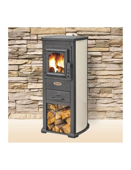 STUFA LEGNA  5.0 KW BERNA LUX BEIGE
