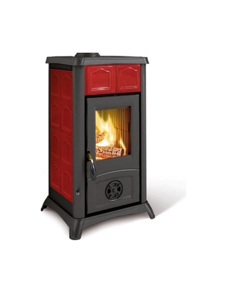 STUFA LEGNA  6 KW GEMMA BORDEAUX