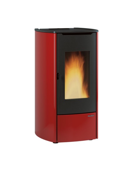 TERMOSTUFA PELLET 14.8 KW MARINA IDRO H11 BORDEAUX