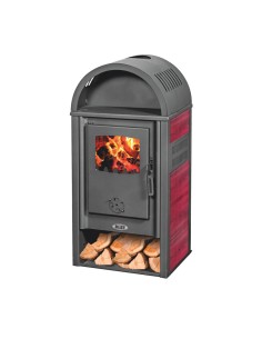 STUFA LEGNA  8 KW VIENNA BORDEAUX