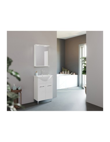 MOBILE BAGNO DESY 58 COMPLETO BIANCO