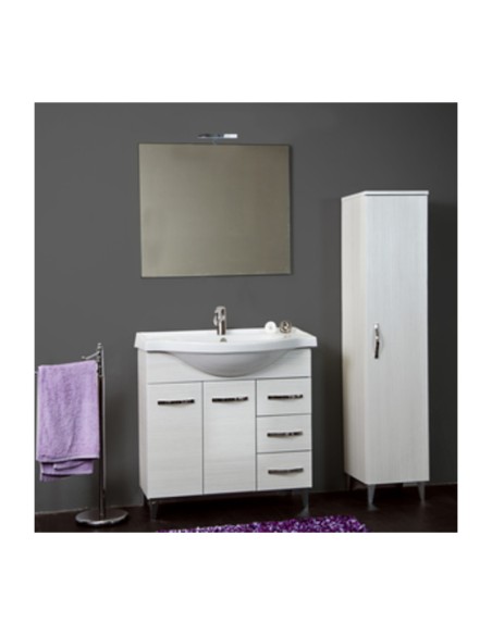 MOBILE BAGNO CLAUDIA 2 ANTE + 3 CASS 85 B.CO PORTUNA