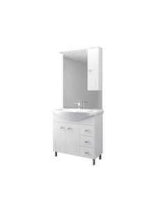 MOBILE BAGNO EVA  85 COMPLETO BIANCO