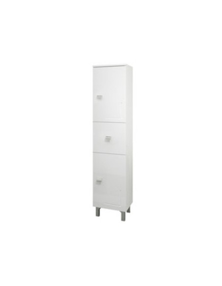 COLONNA BAGNO EVA 2 ANTE + 1 CASSETTO 148 BIANCO