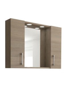 SPECCHIO DA BAGNO 960 A 2 ANTE ROVERE FUMO