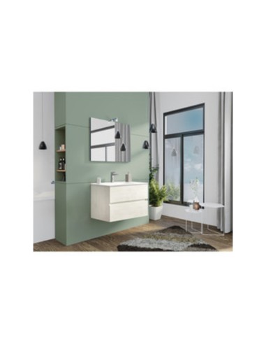 MOBILE BAGNO NEW SPLASH  80 SOSP. ROVERE BIANCO