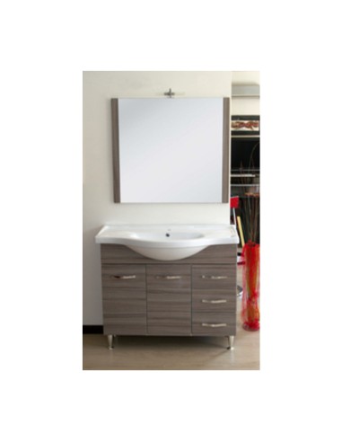 MOBILE BAGNO ANTONELLA 2 ANTE + 3 CASS 105 PALISSANDRO