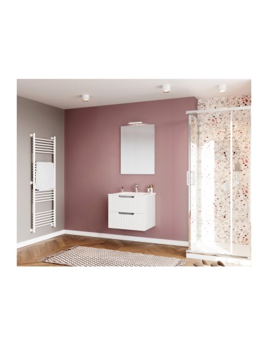 MOBILE BAGNO IBIZA  60 SOSPESO 2 CASS BIANCO