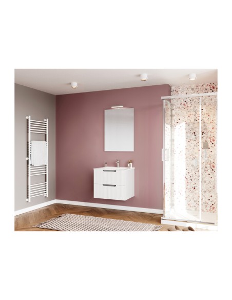 MOBILE BAGNO IBIZA  60 SOSPESO 2 CASS BIANCO