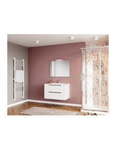 MOBILE BAGNO IBIZA  80 SOSPESO 2 CASS BIANCO