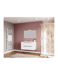 MOBILE BAGNO IBIZA 100 SOSPESO 2 CASS BIANCO