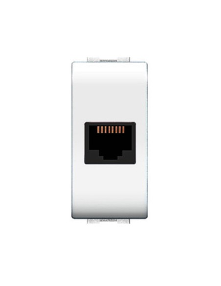 LIFE 4084 WH PRESA TELEFONICA RJ11 PLUG 6/4A BIANCO