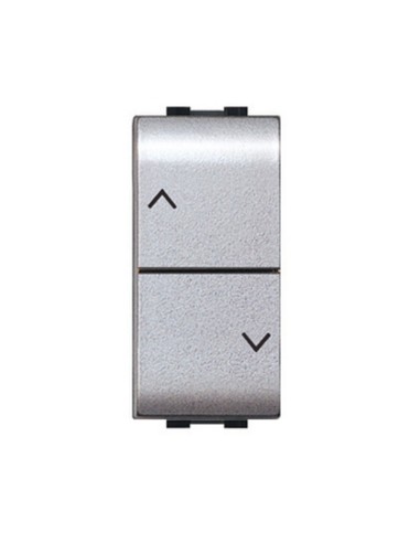 LIFE 4022 TEC DOPPIO PULSANTE P/TAPPAR ARGENTO