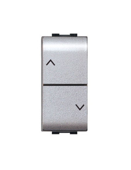 LIFE 4022 TEC DOPPIO PULSANTE P/TAPPAR ARGENTO