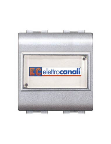 LIFE 4025 TEC PULSANTE C/PORTANOME ARGENTO SAT