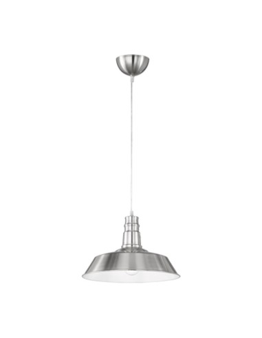 LAMPADA SOSP WILL METALLO D 36 CM ACCIAIO SATIN