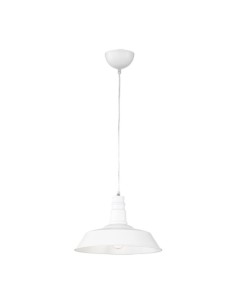 LAMPADA SOSP WILL METALLO D 36 CM BIANCO