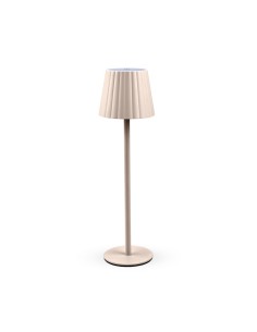 LAMPADA LED RICARICABILE DA TAVOLO AURORA BEIGE