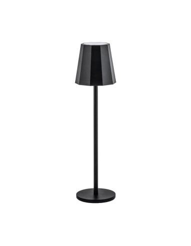 LAMPADA LED RICARICABILE DA TAVOLO POLLICINO NERO