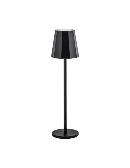 LAMPADA LED RICARICABILE DA TAVOLO POLLICINO NERO