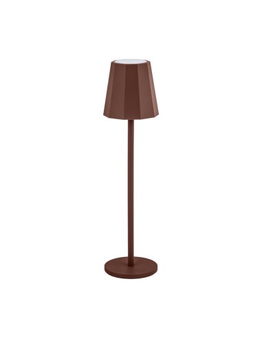 LAMPADA LED RICARICABILE DA TAVOLO POLLICINO RUGGINE