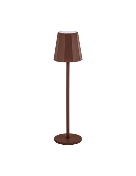 LAMPADA LED RICARICABILE DA TAVOLO POLLICINO RUGGINE
