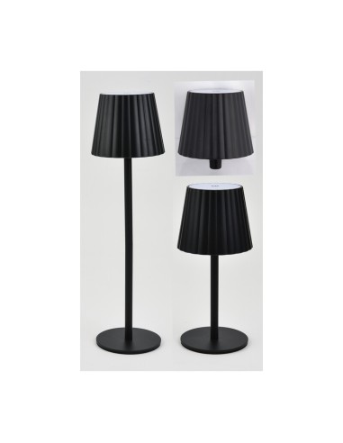 LAMPADA LED RICARICABILE 3 IN 1 ALBA NERO
