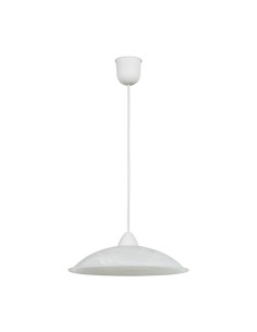 LAMPADA SOSP DUNA 30 1XE27 ALABASTRO BIANCO