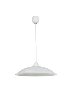LAMPADA SOSP DUNA 40 1XE27 ALABASTRO BIANCO