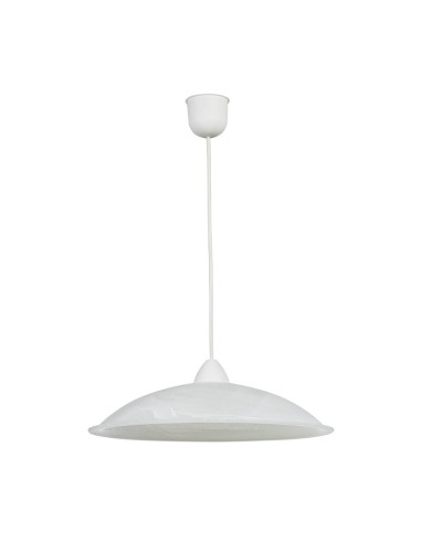 LAMPADA SOSP DUNA 40 1XE27 ALABASTRO BIANCO