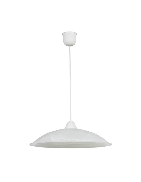 LAMPADA SOSP DUNA 40 1XE27 ALABASTRO BIANCO