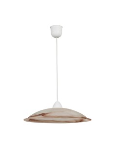 LAMPADA SOSP DUNA 40 1XE27 ALABASTRO TABACCO